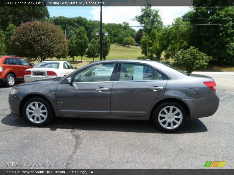Sterling Grey Metallic / Light Camel 2011 Lincoln MKZ FWD