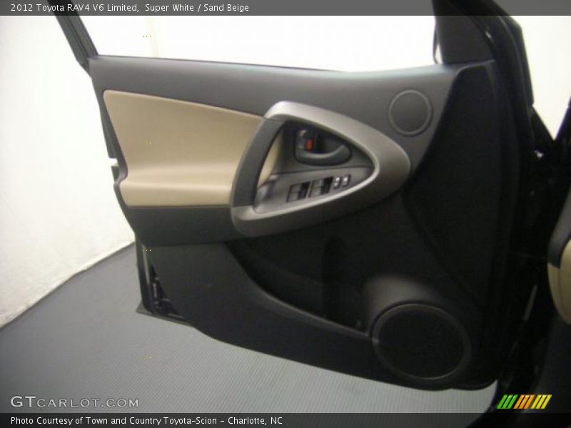 Super White / Sand Beige 2012 Toyota RAV4 V6 Limited