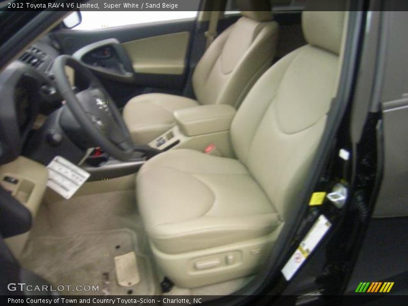 Super White / Sand Beige 2012 Toyota RAV4 V6 Limited