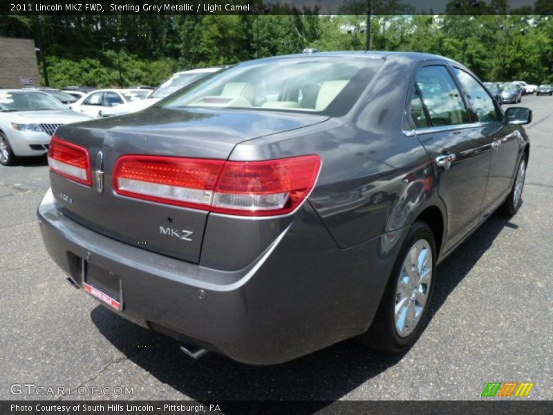 Sterling Grey Metallic / Light Camel 2011 Lincoln MKZ FWD