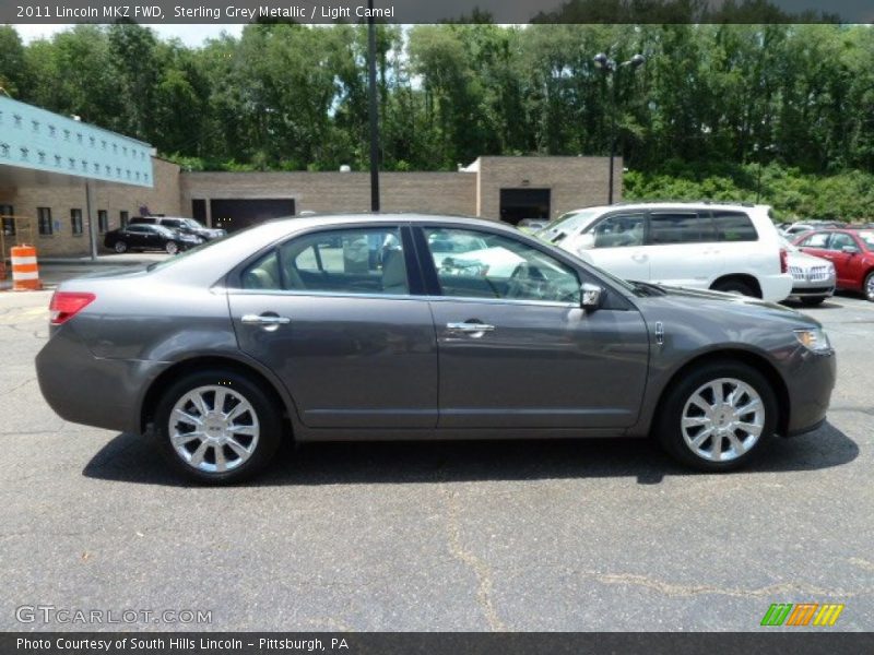 Sterling Grey Metallic / Light Camel 2011 Lincoln MKZ FWD