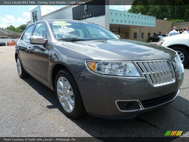 Sterling Grey Metallic / Light Camel 2011 Lincoln MKZ FWD
