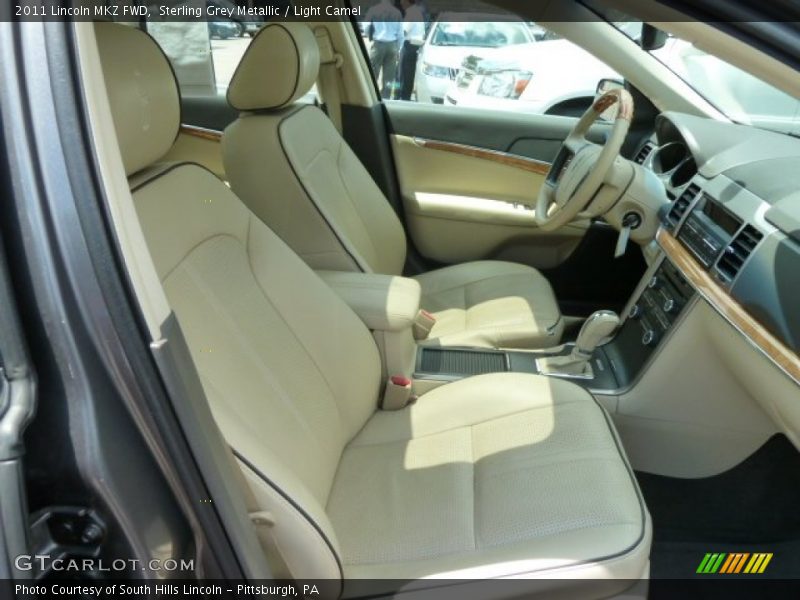 Sterling Grey Metallic / Light Camel 2011 Lincoln MKZ FWD