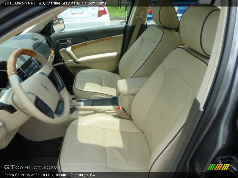 Sterling Grey Metallic / Light Camel 2011 Lincoln MKZ FWD