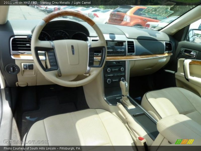 Sterling Grey Metallic / Light Camel 2011 Lincoln MKZ FWD