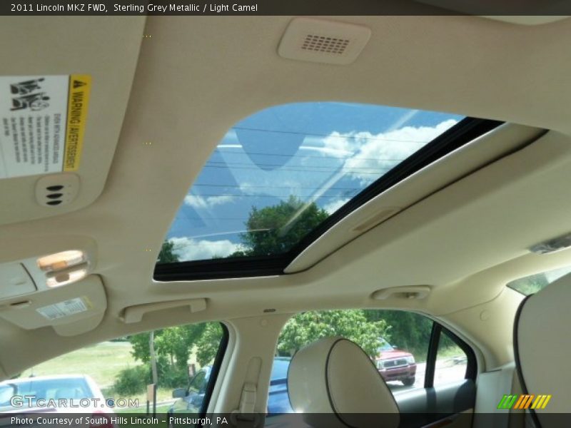 Sterling Grey Metallic / Light Camel 2011 Lincoln MKZ FWD