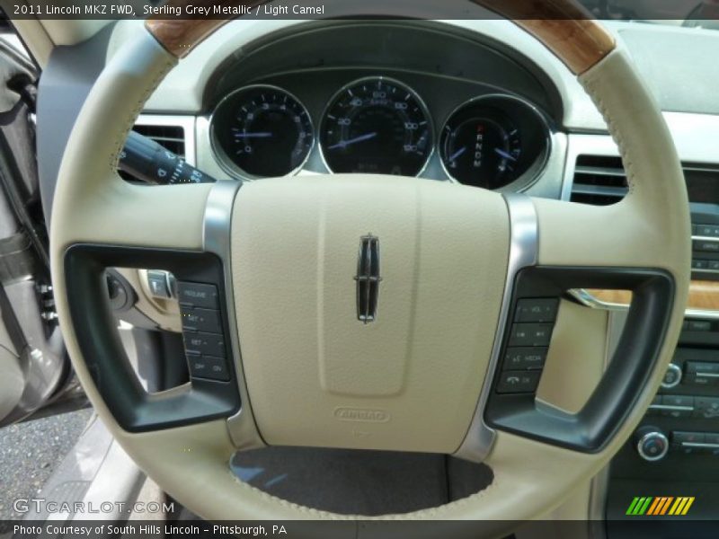 Sterling Grey Metallic / Light Camel 2011 Lincoln MKZ FWD