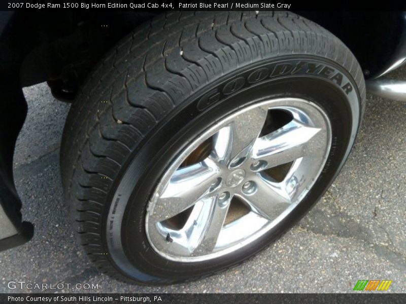 Patriot Blue Pearl / Medium Slate Gray 2007 Dodge Ram 1500 Big Horn Edition Quad Cab 4x4