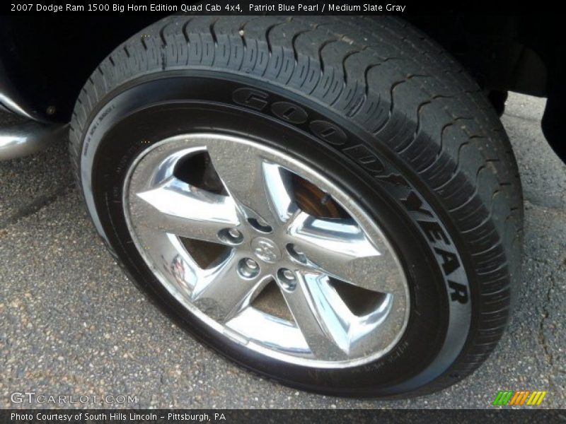 Patriot Blue Pearl / Medium Slate Gray 2007 Dodge Ram 1500 Big Horn Edition Quad Cab 4x4
