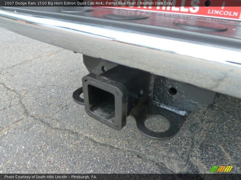 Patriot Blue Pearl / Medium Slate Gray 2007 Dodge Ram 1500 Big Horn Edition Quad Cab 4x4