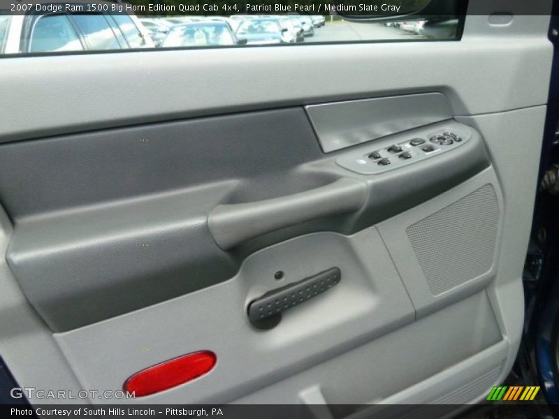 Patriot Blue Pearl / Medium Slate Gray 2007 Dodge Ram 1500 Big Horn Edition Quad Cab 4x4
