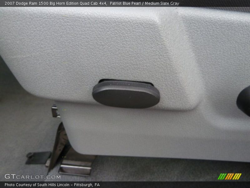 Patriot Blue Pearl / Medium Slate Gray 2007 Dodge Ram 1500 Big Horn Edition Quad Cab 4x4