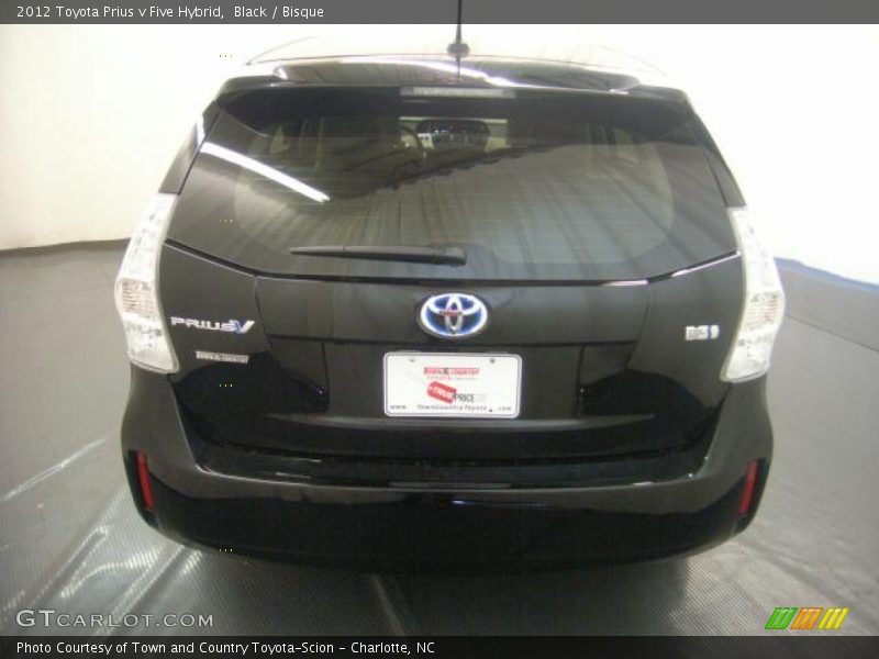 Black / Bisque 2012 Toyota Prius v Five Hybrid