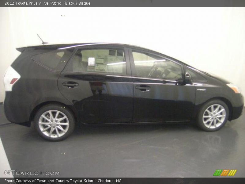 Black / Bisque 2012 Toyota Prius v Five Hybrid