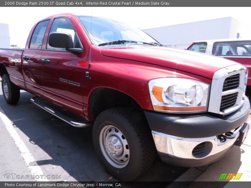 Inferno Red Crystal Pearl / Medium Slate Gray 2006 Dodge Ram 2500 ST Quad Cab 4x4