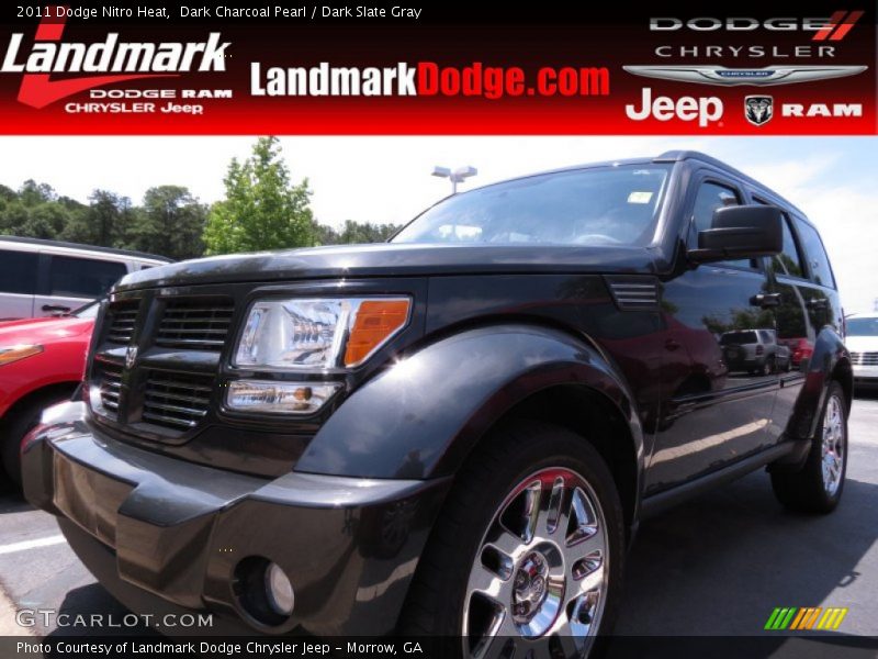 Dark Charcoal Pearl / Dark Slate Gray 2011 Dodge Nitro Heat