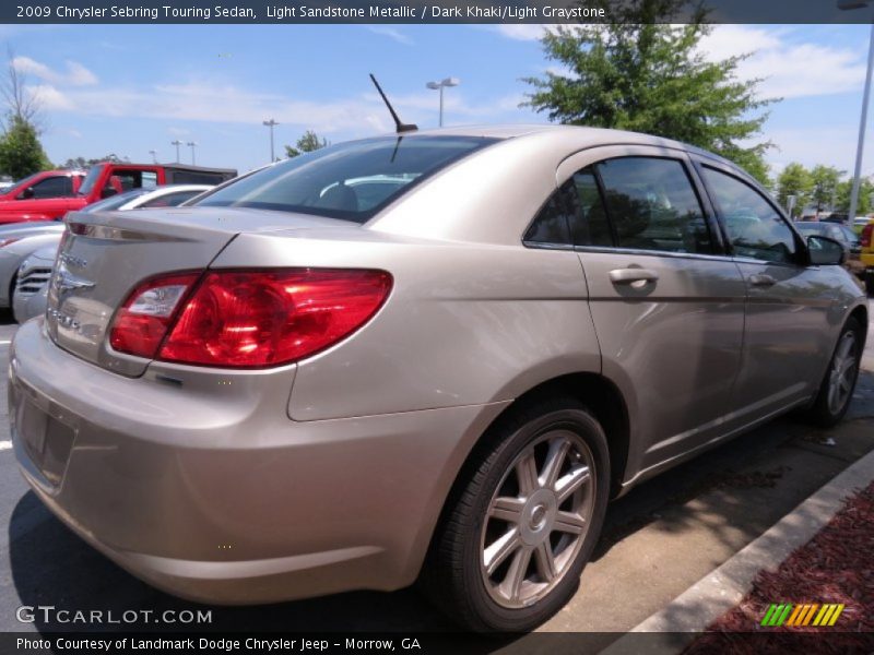 Light Sandstone Metallic / Dark Khaki/Light Graystone 2009 Chrysler Sebring Touring Sedan