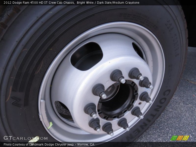 Bright White / Dark Slate/Medium Graystone 2012 Dodge Ram 4500 HD ST Crew Cab Chassis