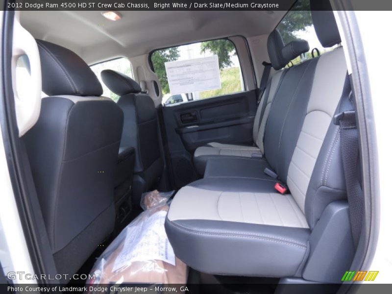 Bright White / Dark Slate/Medium Graystone 2012 Dodge Ram 4500 HD ST Crew Cab Chassis