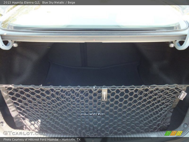 Blue Sky Metallic / Beige 2013 Hyundai Elantra GLS