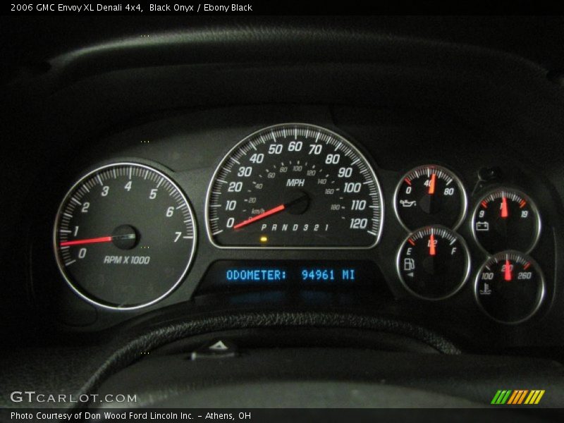 Black Onyx / Ebony Black 2006 GMC Envoy XL Denali 4x4