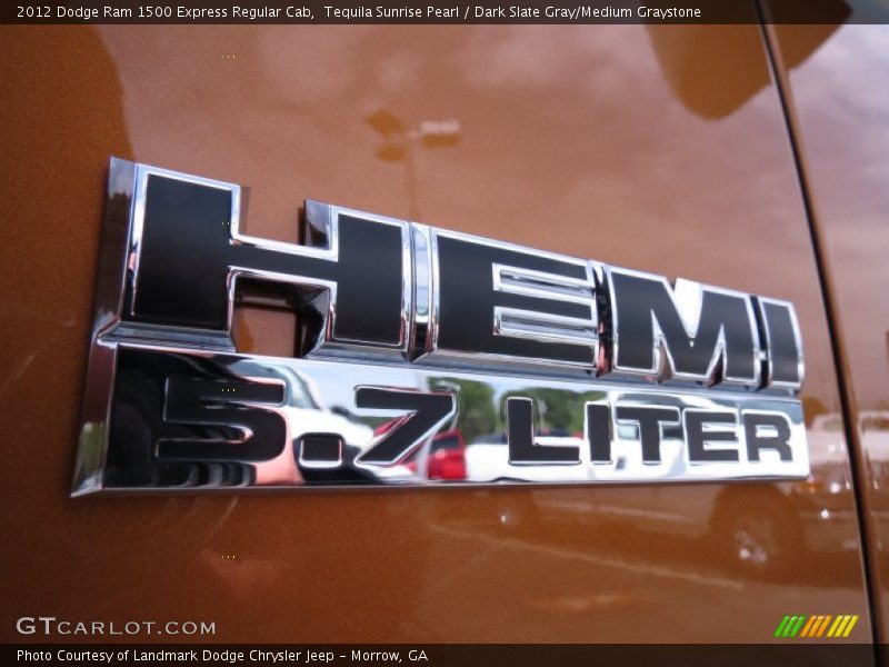 Tequila Sunrise Pearl / Dark Slate Gray/Medium Graystone 2012 Dodge Ram 1500 Express Regular Cab