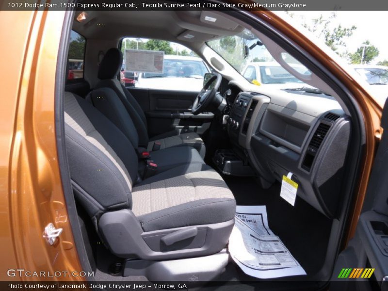 Tequila Sunrise Pearl / Dark Slate Gray/Medium Graystone 2012 Dodge Ram 1500 Express Regular Cab