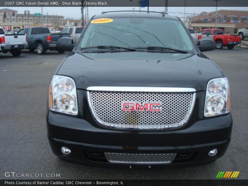 Onyx Black / Ebony Black 2007 GMC Yukon Denali AWD
