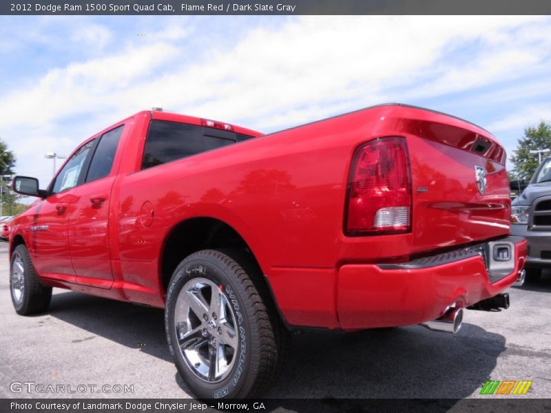 Flame Red / Dark Slate Gray 2012 Dodge Ram 1500 Sport Quad Cab