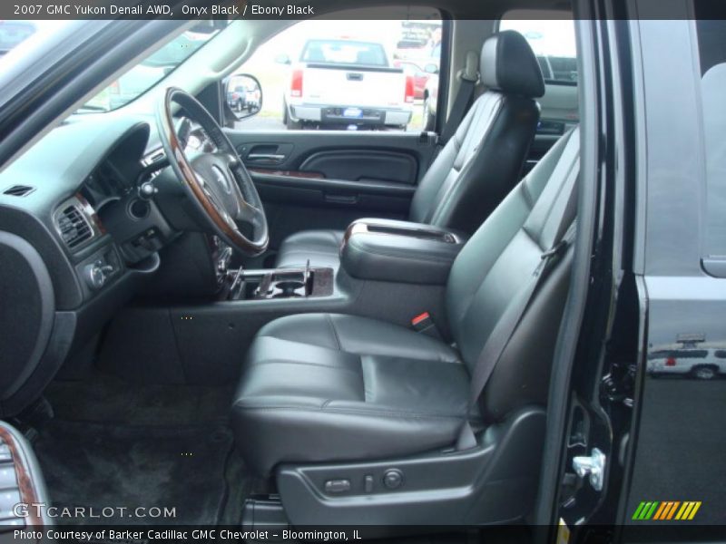 Onyx Black / Ebony Black 2007 GMC Yukon Denali AWD