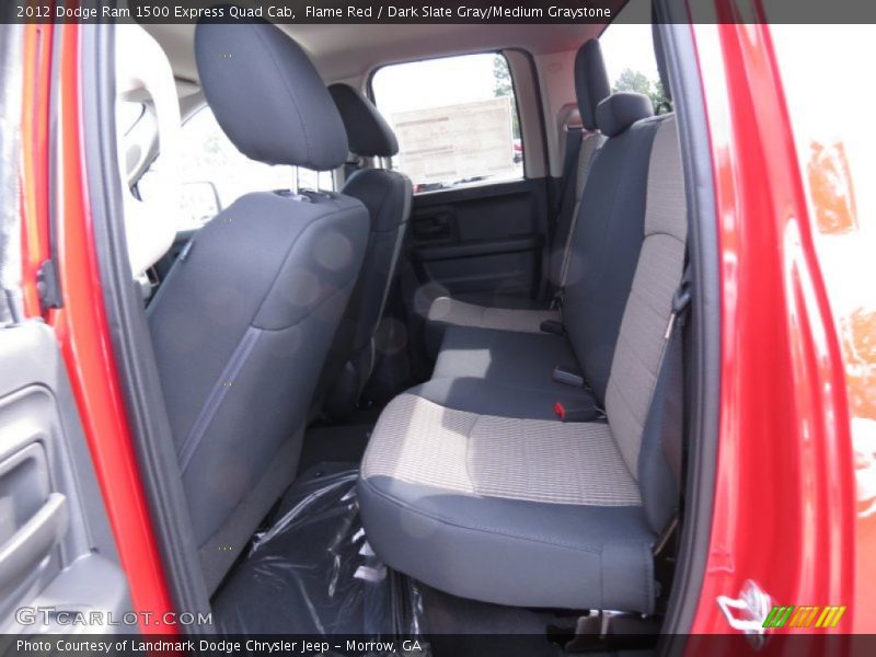 Flame Red / Dark Slate Gray/Medium Graystone 2012 Dodge Ram 1500 Express Quad Cab
