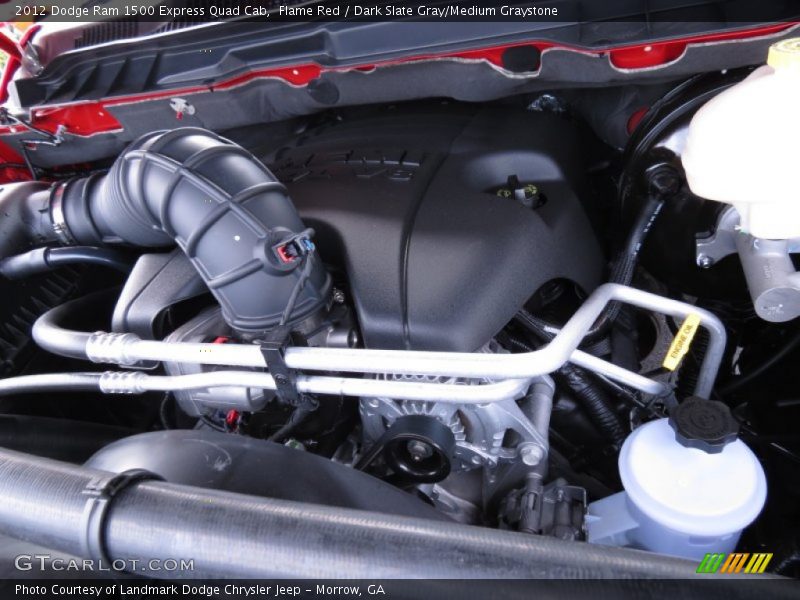 Flame Red / Dark Slate Gray/Medium Graystone 2012 Dodge Ram 1500 Express Quad Cab