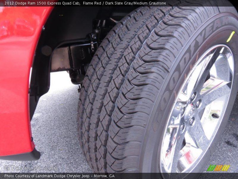Flame Red / Dark Slate Gray/Medium Graystone 2012 Dodge Ram 1500 Express Quad Cab