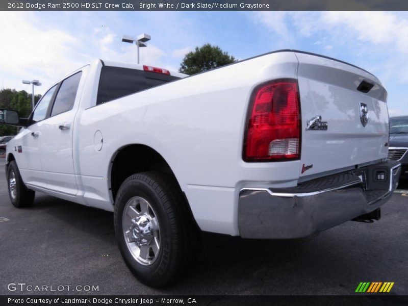 Bright White / Dark Slate/Medium Graystone 2012 Dodge Ram 2500 HD SLT Crew Cab
