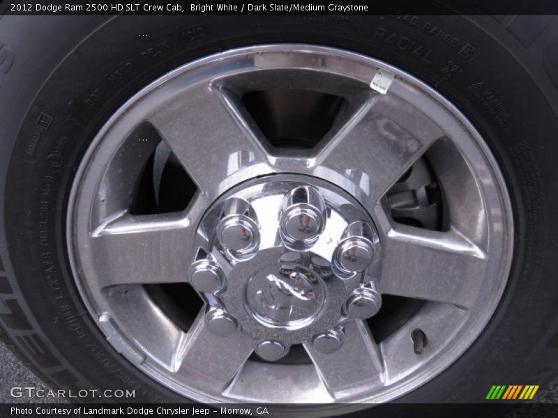 Bright White / Dark Slate/Medium Graystone 2012 Dodge Ram 2500 HD SLT Crew Cab