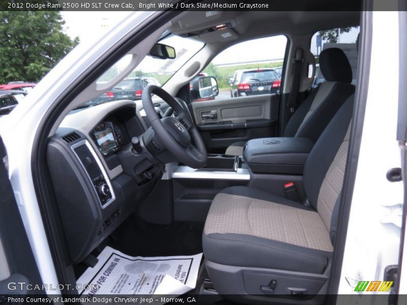 Bright White / Dark Slate/Medium Graystone 2012 Dodge Ram 2500 HD SLT Crew Cab