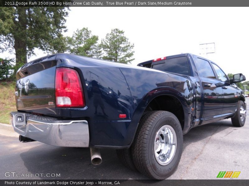 True Blue Pearl / Dark Slate/Medium Graystone 2012 Dodge Ram 3500 HD Big Horn Crew Cab Dually