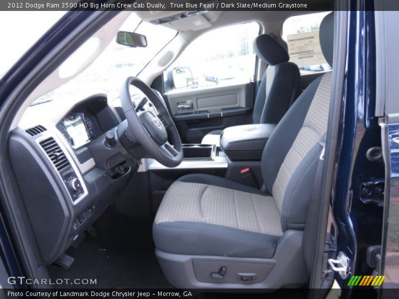 True Blue Pearl / Dark Slate/Medium Graystone 2012 Dodge Ram 3500 HD Big Horn Crew Cab Dually
