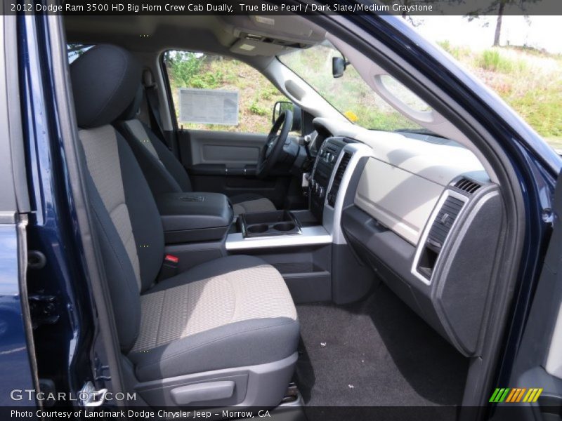 True Blue Pearl / Dark Slate/Medium Graystone 2012 Dodge Ram 3500 HD Big Horn Crew Cab Dually