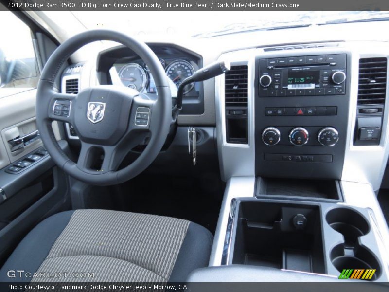 True Blue Pearl / Dark Slate/Medium Graystone 2012 Dodge Ram 3500 HD Big Horn Crew Cab Dually