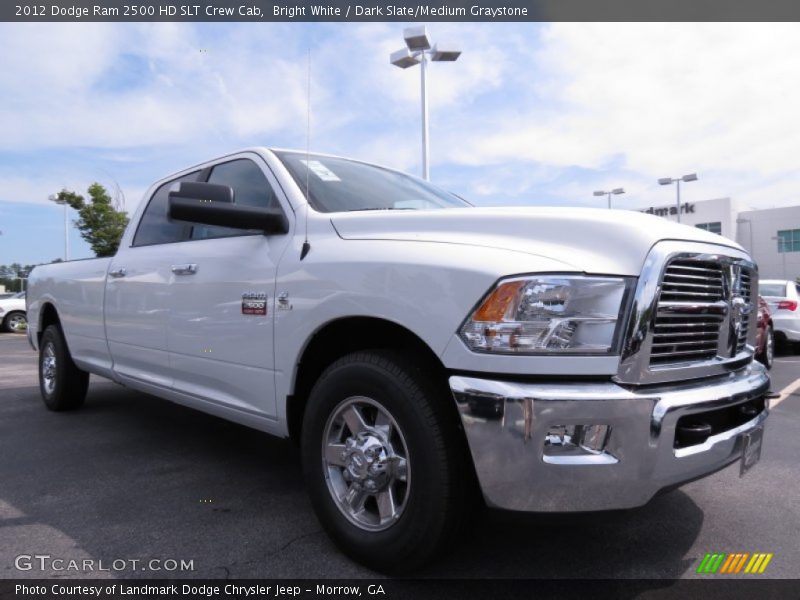 Bright White / Dark Slate/Medium Graystone 2012 Dodge Ram 2500 HD SLT Crew Cab