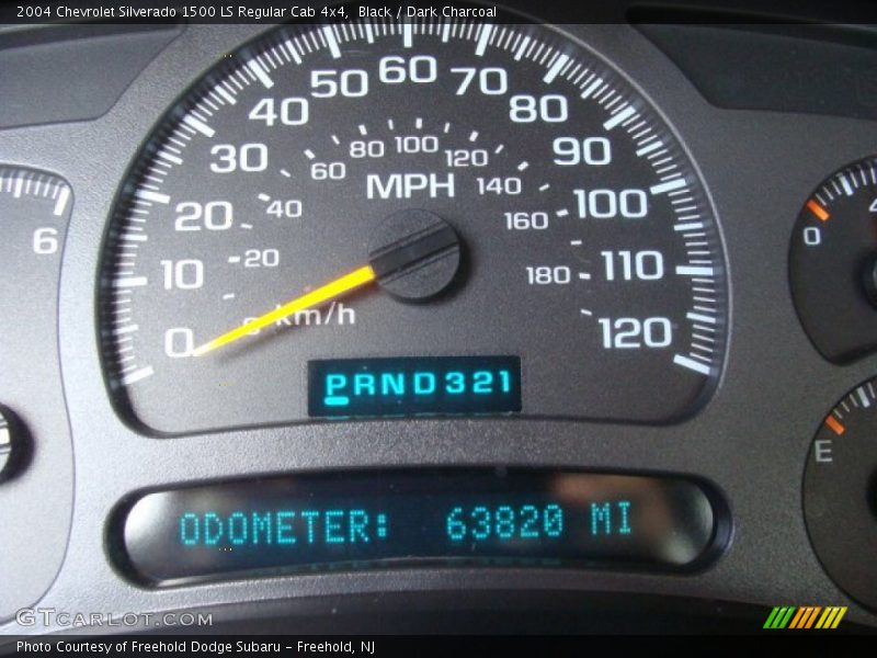 Black / Dark Charcoal 2004 Chevrolet Silverado 1500 LS Regular Cab 4x4