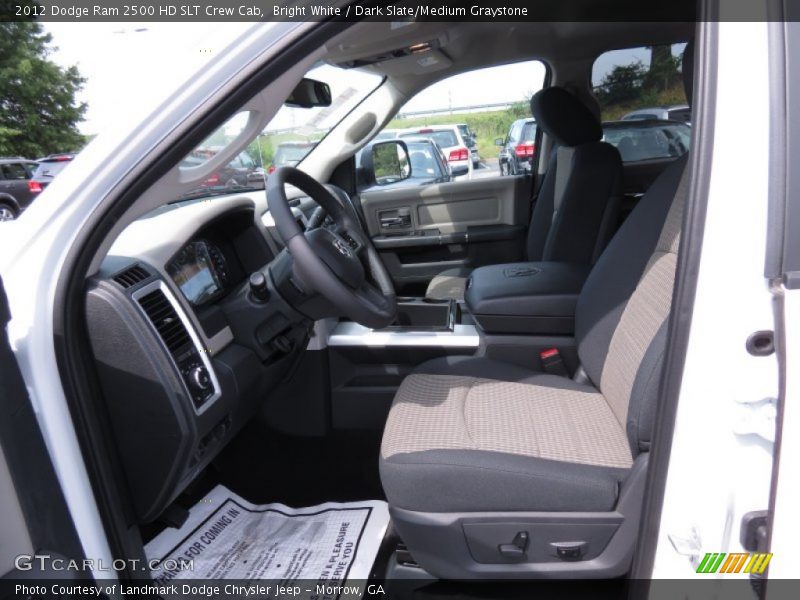 Bright White / Dark Slate/Medium Graystone 2012 Dodge Ram 2500 HD SLT Crew Cab