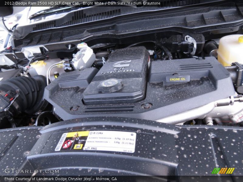 Bright White / Dark Slate/Medium Graystone 2012 Dodge Ram 2500 HD SLT Crew Cab