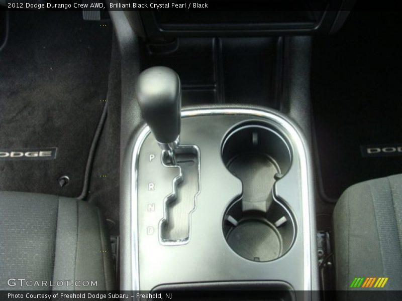 Brilliant Black Crystal Pearl / Black 2012 Dodge Durango Crew AWD