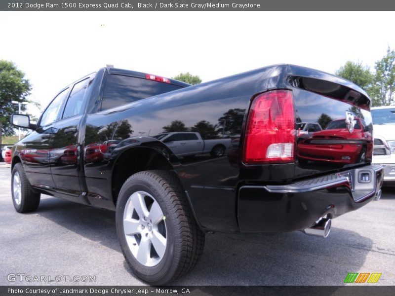 Black / Dark Slate Gray/Medium Graystone 2012 Dodge Ram 1500 Express Quad Cab