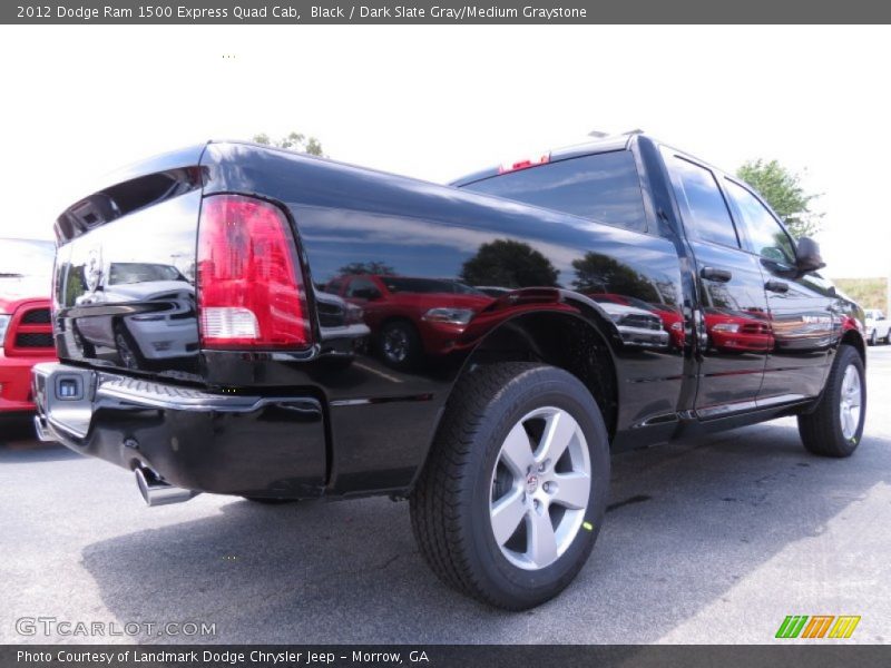 Black / Dark Slate Gray/Medium Graystone 2012 Dodge Ram 1500 Express Quad Cab
