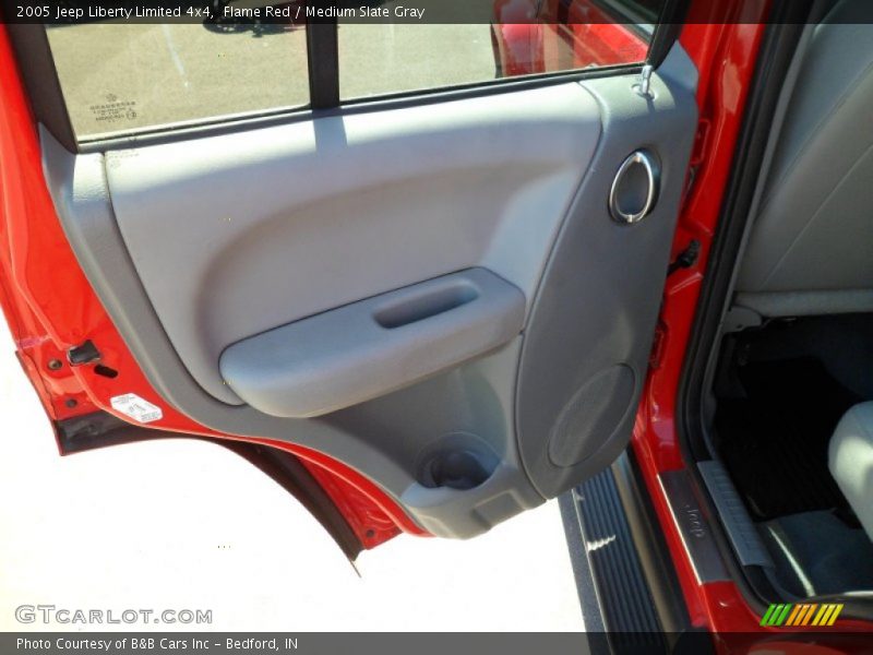 Flame Red / Medium Slate Gray 2005 Jeep Liberty Limited 4x4