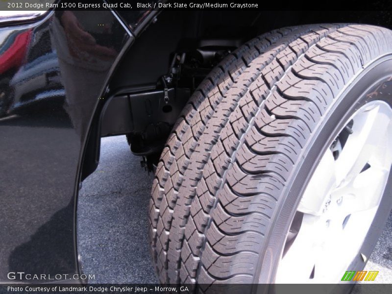Black / Dark Slate Gray/Medium Graystone 2012 Dodge Ram 1500 Express Quad Cab
