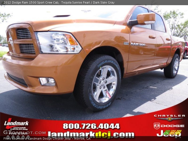 Tequila Sunrise Pearl / Dark Slate Gray 2012 Dodge Ram 1500 Sport Crew Cab